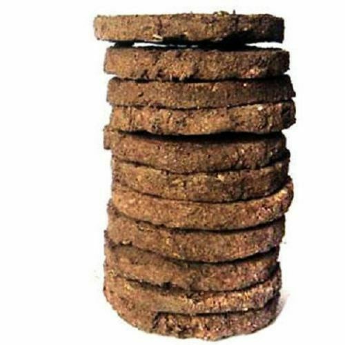 Cow Dung Cakes Dry [Cow Gobar] For The Auspicious Occasion Pack Of [5pcs or  200g aprx]
