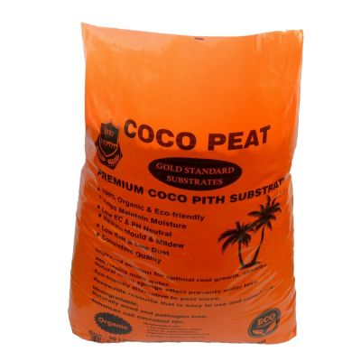 Coconut Coir Coco Peat Compost Cocopeat Fibre Organic Soil Hydroponics Substrate-25 Litres