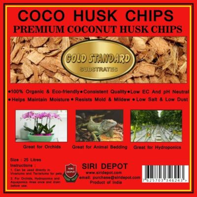 Coco Husk Chips Loose Hydroponics for Reptile Bedding