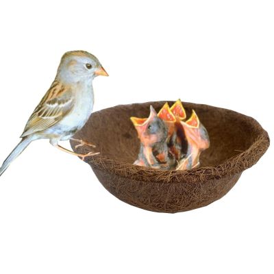 Coconut Coir Fibre Bird Nest For Small Birds Bowl Design