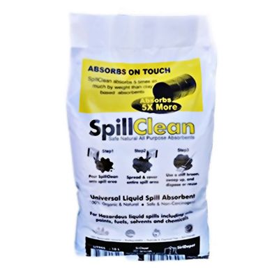 SpillClean Safe Natural All Purpose Universal Liquid Oil Spill Absorbent 26 Litres 