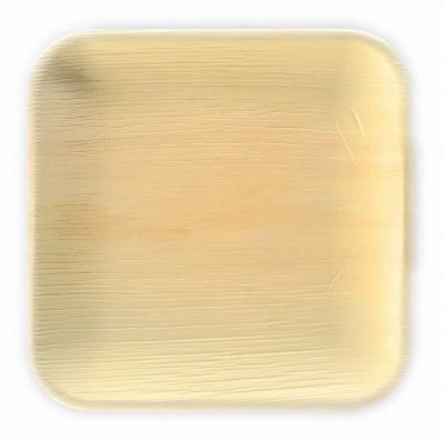 Areca Square Leaf plate 15 cm, Eco - Friendly, 100% Natural, Bio-degradable
